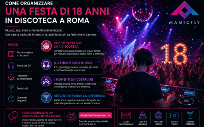 Come organizzare una festa di 18 anni in discoteca a Roma