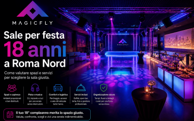 Sale per festa 18 anni a Roma Nord: come valutare spazi e servizi